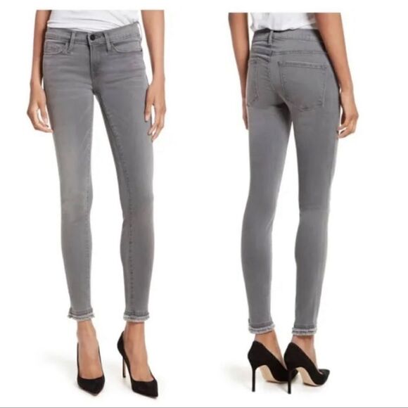 FRAME Gray Le Skinny De Jeanne Greys Inn 29 - Picture 2 of 6